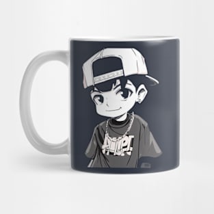 Hip hop style anime boys funny Mug